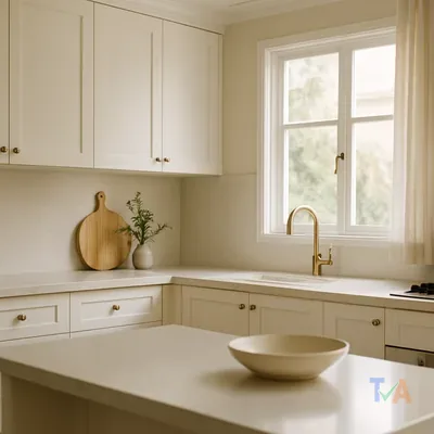 Kitchen renovation specialist fitting new cabinetry — Australia